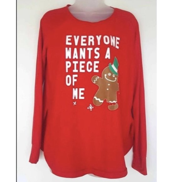 size XL, bust up to 44” inches, wants a piece of me Christmas 🎄 shirt, new cond - Picture 1 of 1